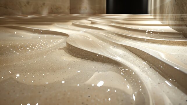 Ivory White sand grain Ivory White shiny Streamline HD