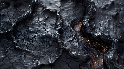 Naklejka premium Surreal Melting Wilderness:A Post-Apocalyptic Textural