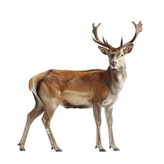 male deer isolated on transparent background © bmf-foto.de