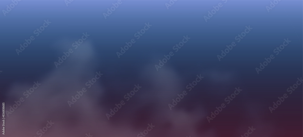 Poster modern colorful gradient background with clouds