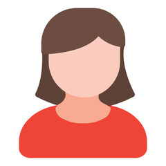 Womans day Icon in Flat Style