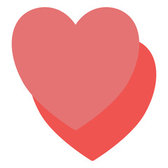 Valentine Icon in Flat Style