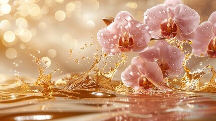 golden christmas tree