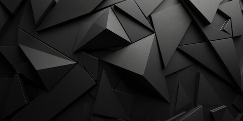 Fototapeta premium Shapes on a black wall