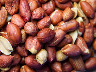Peanuts in Abundance. Conveys nutrition and healthy eating concepts.