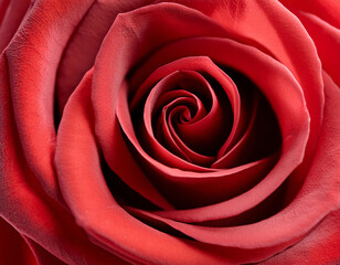Naklejka premium Close-Up of a Blooming Rose