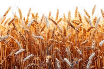 Wheat field transparent background