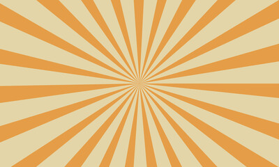 Obraz premium Retro sun burst vintage banner background vector.