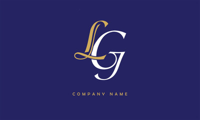 LG, GL, L, G Abstract Letters Logo Monogram © grafic.ustani