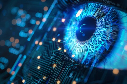 Biometric screening of human eye, modern technology of access