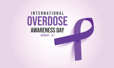 International Overdose awareness day. background, banner, card, poster, template. Vector illustration.