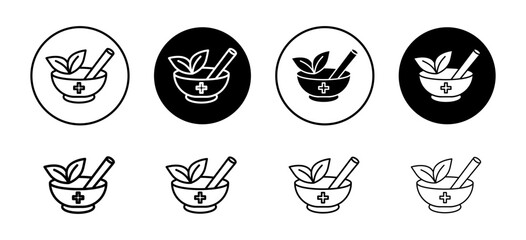 Homeopathy icon showing alternative medicine and natural remedies, perfect for healthcare, wellness, and holistic health projects