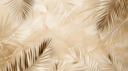 tropical palm leaves wallpaper