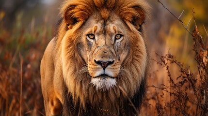 Fototapeta premium portrait of a lion