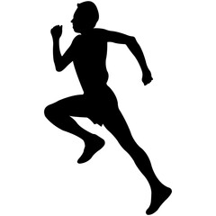 Running Man Silhouette