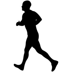 Running Man Silhouette