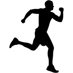 Running Man Silhouette