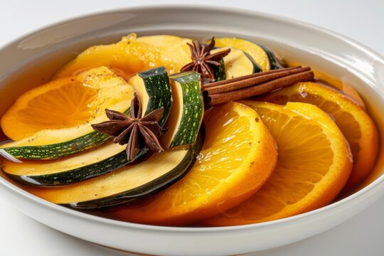 Sweet and Aromatic Calabaza en Tacha Dessert with Cinnamon and Star Anise