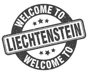 Welcome to Liechtenstein stamp. Liechtenstein round sign