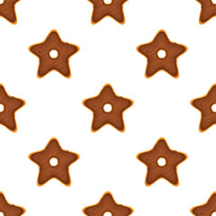 Pattern homemade cookie different taste in pastry biscuit