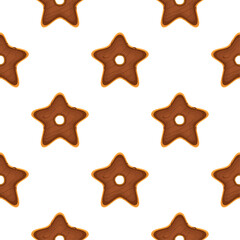 Pattern homemade cookie different taste in pastry biscuit