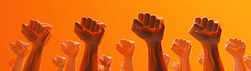 Protest (Orange): Represents the act of expressing dissent or opposition through public demonstrations or actions