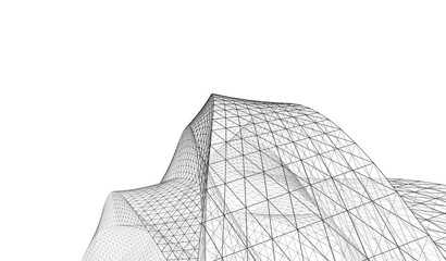 Abstract geometric background 3d rendering