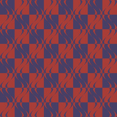Obraz premium seamless red and blue pattern