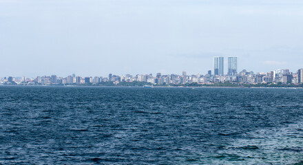 A view of Bostanci from Maltepe coast in the Asian side of Istanbul