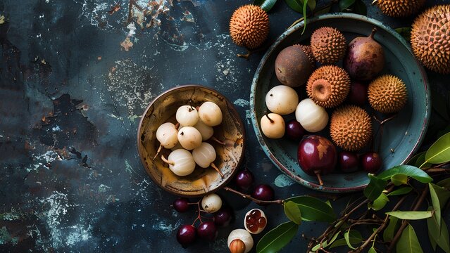Longan and lychee
