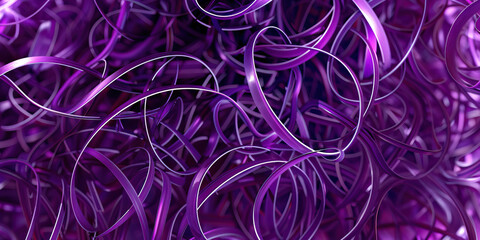 Confusion (Purple): A tangled, overlapping series of lines representing perplexity or bewilderment