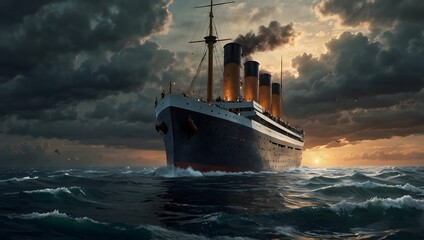 A poem reflecting on the tragedy of the Titanic and its impact on maritime history ai_generated