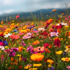 Naklejka premium Wildflower Meadow