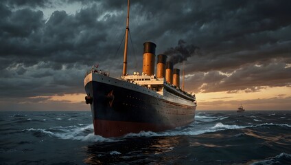  A poem reflecting on the tragedy of the Titanic and its impact on maritime history ai_generated