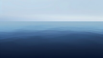 Smooth Blue Gradient Landscape   Tranquil and Minimalist Design Background