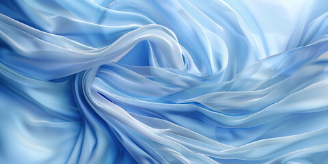 Obraz premium The Hug of Compassion: A graceful, light blue arch conveying warmth and empathy, inviting interaction and understanding.