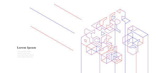 幾何学 抽象 建築 テクノロジー ビジネス 背景