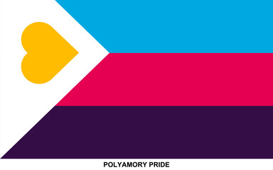 Flag of POLYAMORY PRIDE, POLYAMORY PRIDE flag