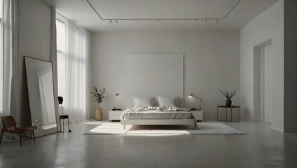  A scene set in a minimalist room with nothing but a solid white background  ai_generated