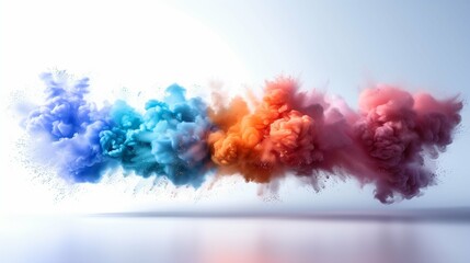 Fototapeta premium explosion of colors