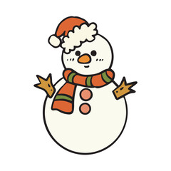 snowman christmas icon