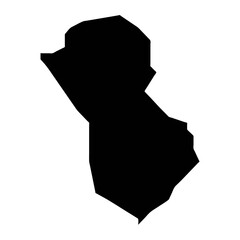 Arroyo map, administrative division of Puerto Rico. Vector illustration.