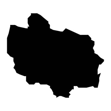 Adjuntas map, administrative division of Puerto Rico. Vector illustration.