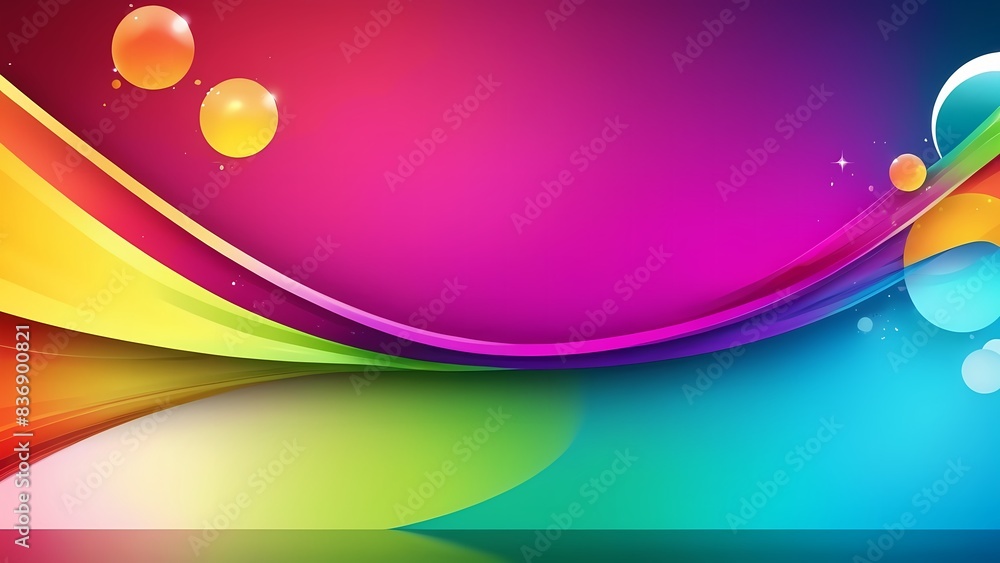 Poster fluid colorful gradient shapes composition. for presentation design. vermilion base for website, pri