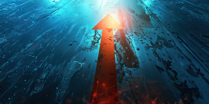 Curiosity (Light Blue): A simple, upward-pointing arrow indicating a desire to learn or explore