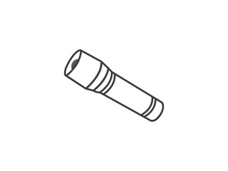 Luminous Beam Cutting-Edge Flashlight Logo and Icon Design