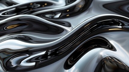 Fototapeta premium Elegant oily texture with receded glass overlay