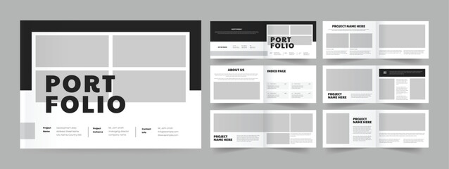 architecture landscape portfolio design 12 pages portfolio layout template