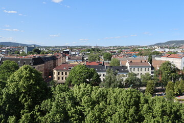 Fototapeta premium A view at Oslo in Norway