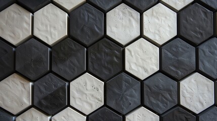 Exploring Hexagon Tile Arrangements: Depth Perception and Visual Effects in 2D Space